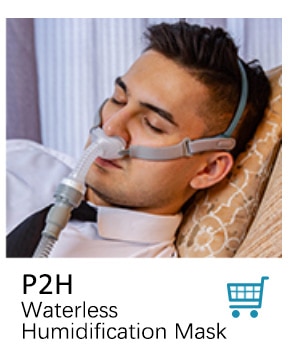 BMC P2 Masker Bantal Hidung Ringan Masker CPAP Tidur untuk Mendengkur Mesin Medis S/M/L Tiga Ukuran Bantal Lembut P2H Tanpa Air