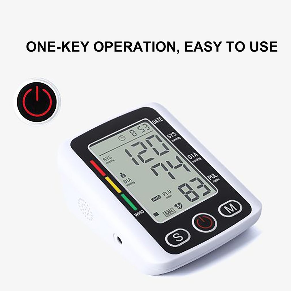 Hematomanometer monitor Digital, alat pengukur detak jantung denyut nadi medis