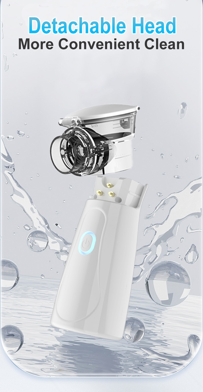 Medical Handhe Portable Nebulizer Inhalator Adult Kids Mini Silent Steam Nasal Humidifier Inhaler Tools Nebulizer Asthma